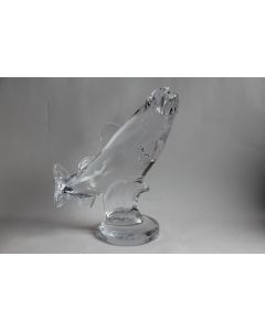 SEVRES Sculpture Poisson Truite Saumon