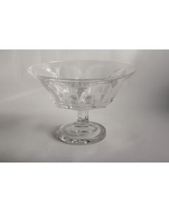 Coupe à fruits cristal XIXe siècle