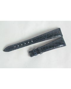 PATEK PHILIPPE Bracelet montre cuir bleu 16 mm