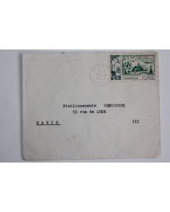 Enveloppe timbre Cameroun Libération 1954
