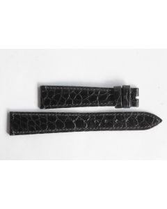 PATEK PHILIPPE Bracelet montre cuir noir 18 mm