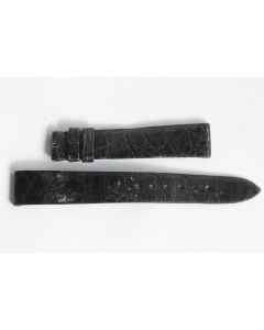 PATEK PHILIPPE Bracelet montre cuir noir 16 mm