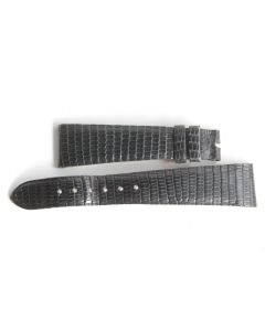 PATEK PHILIPPE Bracelet montre cuir noir 20 mm