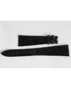 PATEK PHILIPPE Bracelet montre cuir noir 20 mm