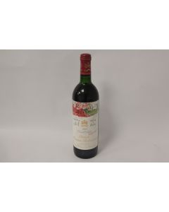 Vin Château Mouton Rothschild Paulliac 1er grand cru classé 1989