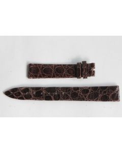 PATEK PHILIPPE Bracelet montre cuir marron 16 mm