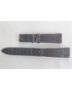 PATEK PHILIPPE Bracelet montre cuir noir 17 mm