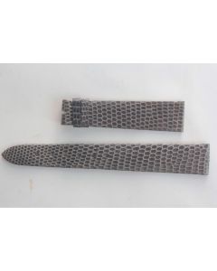 PATEK PHILIPPE Bracelet montre cuir gris 18 mm