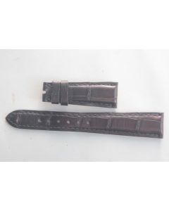PATEK PHILIPPE Bracelet montre cuir noir 18 mm