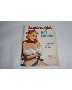 Calendrier esquire girl pin-up full color 1953