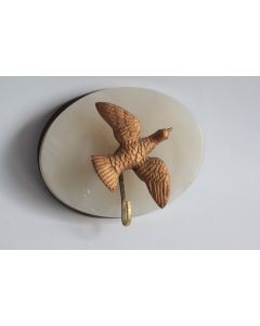 Porte montre de gousset Oiseau Colombe