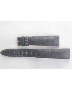 PATEK PHILIPPE Bracelet montre cuir noir 18 mm