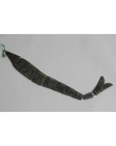 Pendentif Poisson pierre sculptée Chine