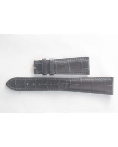 PATEK PHILIPPE Bracelet montre cuir noir 21 mm