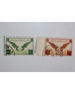 Timbres Suisse poste aérienne émission de 1929