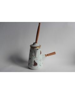 Chocolatière porcelaine Papillons Insectes