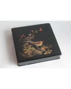 Boite laquée Oiseau Napoléon III