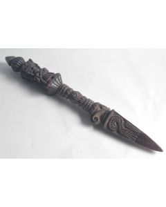 Ancien Phurba Kilaya Vajrakila bois Rituel bouddhiste Népal