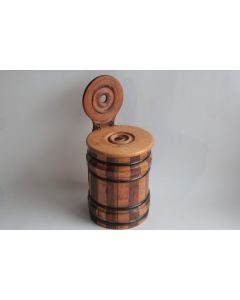 Ancienne boite à sel bois Art populaire