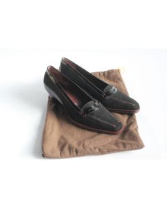 TOD'S Mocassin cuir noir T37,5