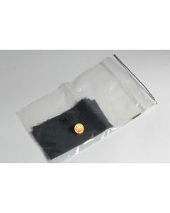 CHANEL Bouton métal doré vintage