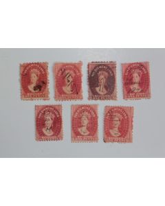 Timbres Colonie anglaise Tasmanie Victoria one pence 1864-1870