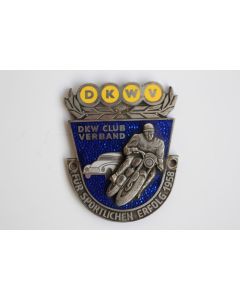 Insigne automobile moto DKWV club verband 1958