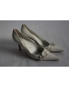 Christian Dior Escarpins cuir blanc T40