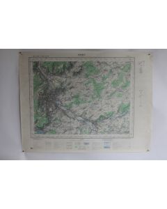 Ancienne Carte IGN Nancy 1/50000 type 1922
