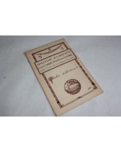 Salles d'allaitement Ministère de l'armement fabrications de Guerre 1917