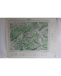 Ancienne Carte IGN Bruyères 1/50000 type 1922