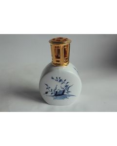 Lampe Berger porcelaine Modèle exclusif 1999 CCLB bleu d'Arras