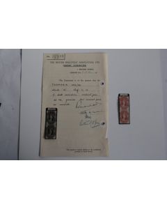 Timbres Tasmanie Victoria paire verticale one shilling 1864-1870