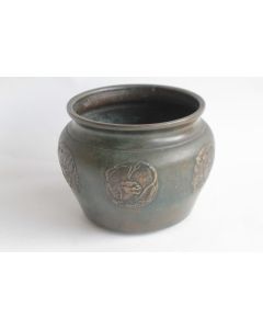 Pot bronze Tigre Dragon Chine