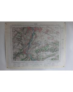 Ancienne Carte IGN Givors 1/50000 type 1922