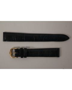 RAYMOND WEIL Bracelet pour montre croco bleu foncé 14 mm