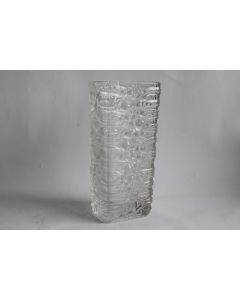 Vase verre tchèque Lila Frantisek Peceny Sklo Union 1970