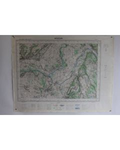 Ancienne Carte IGN Montluel 1/50000 type 1922