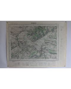 Ancienne Carte IGN Bourgoin 1/50000 type 1922