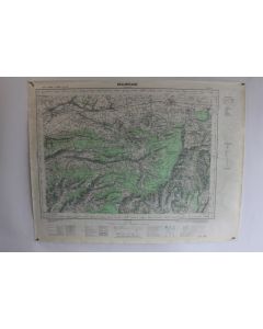 Ancienne Carte IGN Beaurepaire 1/50000 type 1922