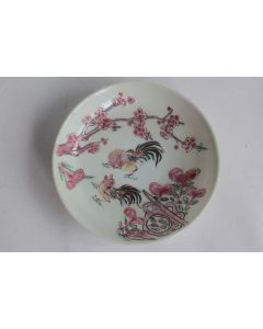 Coupelle porcelaine Chine Famille rose Coq Yongzheng XVIIIe siècle