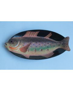 Vide poche papier mâché laqué Poisson