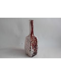 Carafe verre soufflé moucheté Clichy Legras Saint Denis