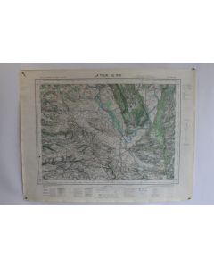 Ancienne Carte IGN La Tour du Pin 1/50000 type 1922