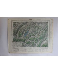 Ancienne Carte IGN Voiron 1/50000 type 1922