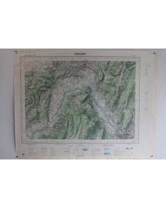 Ancienne Carte IGN Grenoble 1/50000 type 1922
