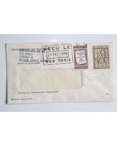 Enveloppe department of the navy U.S Forces Iceland 1978