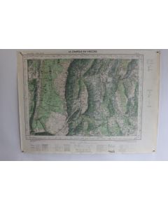 Ancienne Carte IGN La Chapelle-en-Vercors 1/50000 type 1922