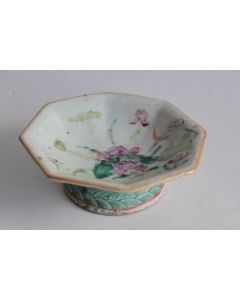 Ancienne petite coupe porcelaine émaillée Chine