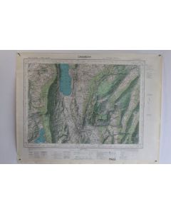 Ancienne Carte IGN Chambéry 1/50000 type 1922
